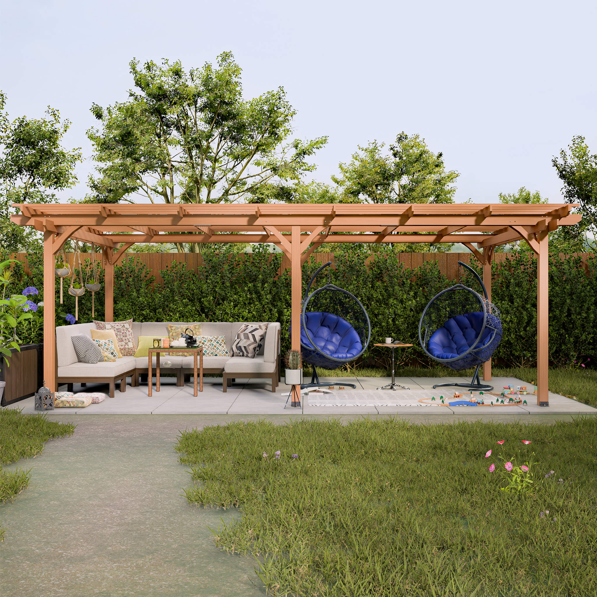 Alora 12 x 16 ft Outdoor Wooden Gazebo