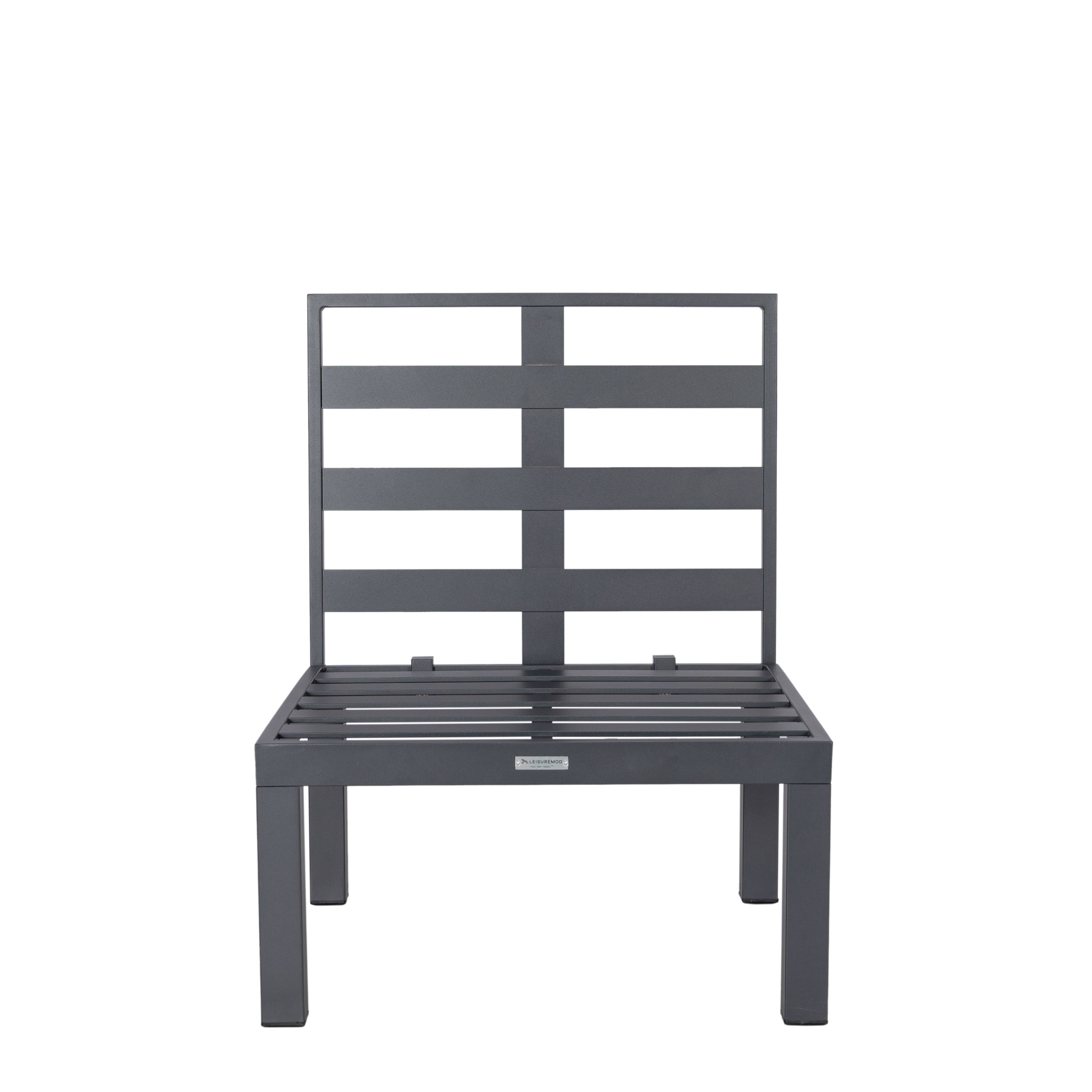 LeisureMod Chelsea 7-Piece Outdoor Sectional Sofa Set with Propane Fire Pit Table
