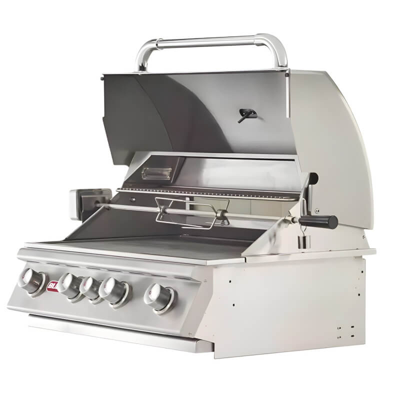 Bull Angus 30" 4-Burner Built-In Gas Grill with Rotisserie