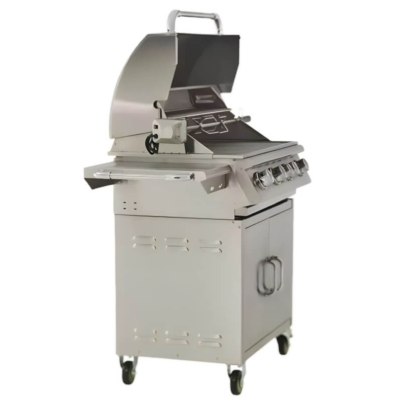 Bull Angus 30" 4-Burner Freestanding Gas Grill with Rotisserie