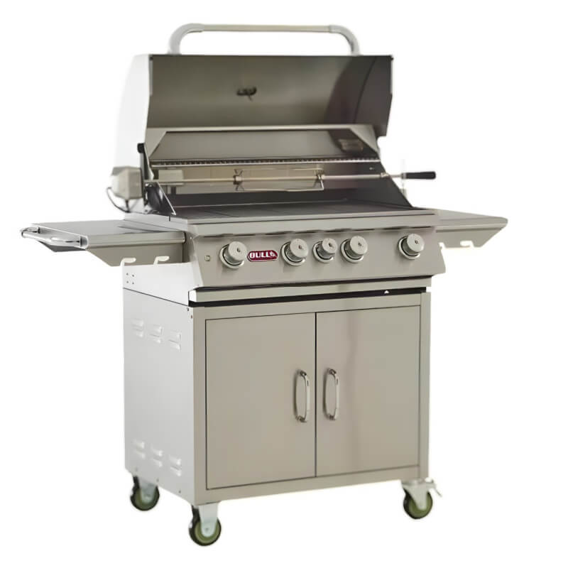 Bull Angus 30" 4-Burner Freestanding Gas Grill with Rotisserie