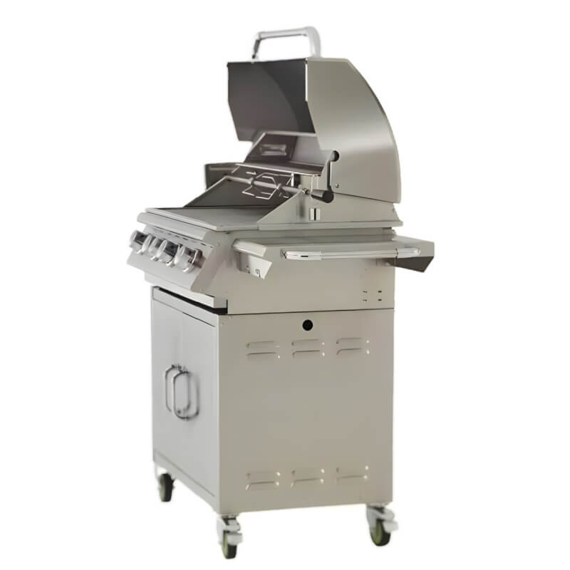 Bull Angus 30" 4-Burner Freestanding Gas Grill with Rotisserie