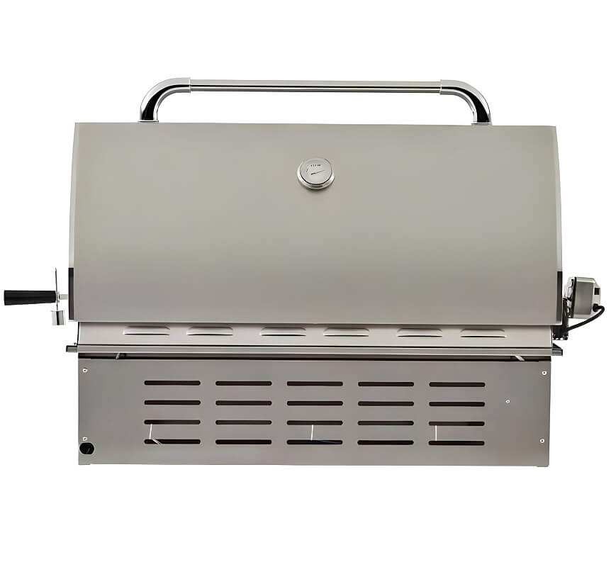 Bull Brahma 38" 5-Burner Built-In Gas Grill with Rotisserie