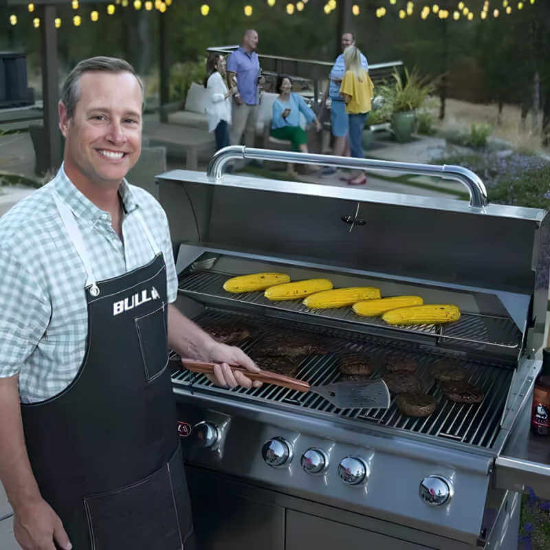 Bull Brahma 38" 5-Burner Freestanding Gas Grill with Rotisserie