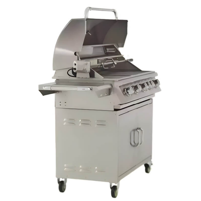 Bull Brahma 38" 5-Burner Freestanding Gas Grill with Rotisserie