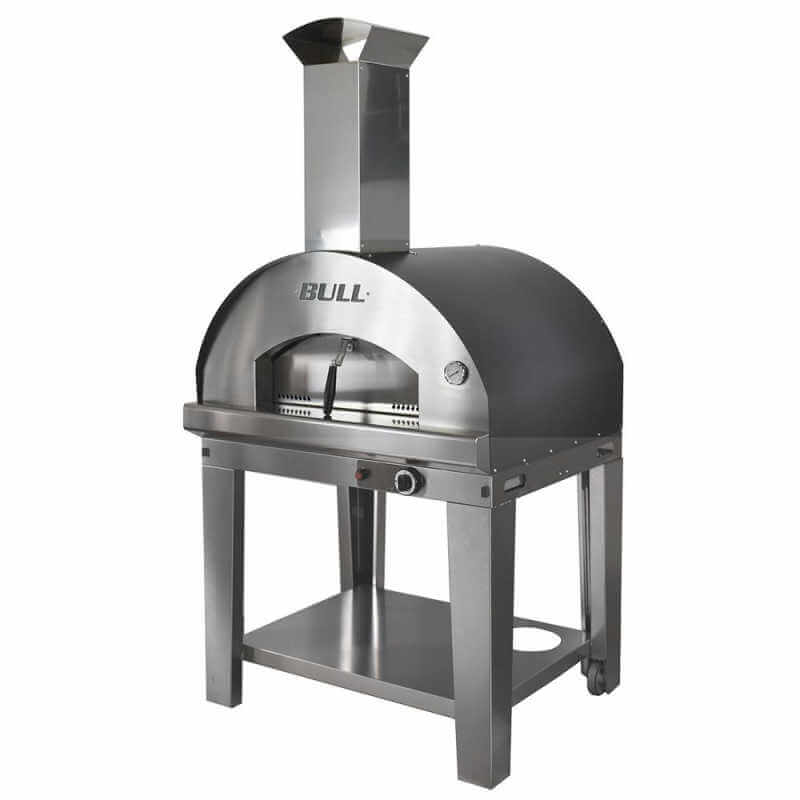 Bull Gas Fired Italian-Made Pizza Oven with Cart