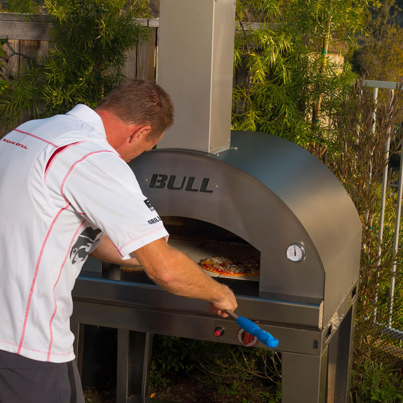 Bull Gas Fired Italian-Made Pizza Oven with Cart