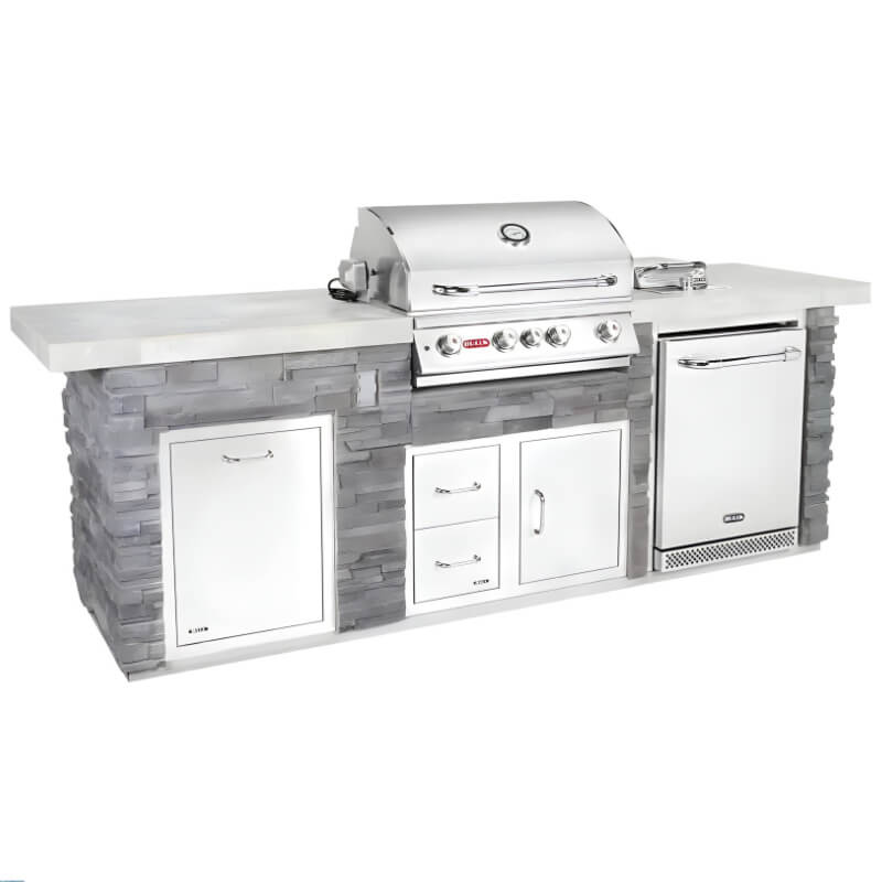 Bull Premier Q 9.5-Foot BBQ Grill Island