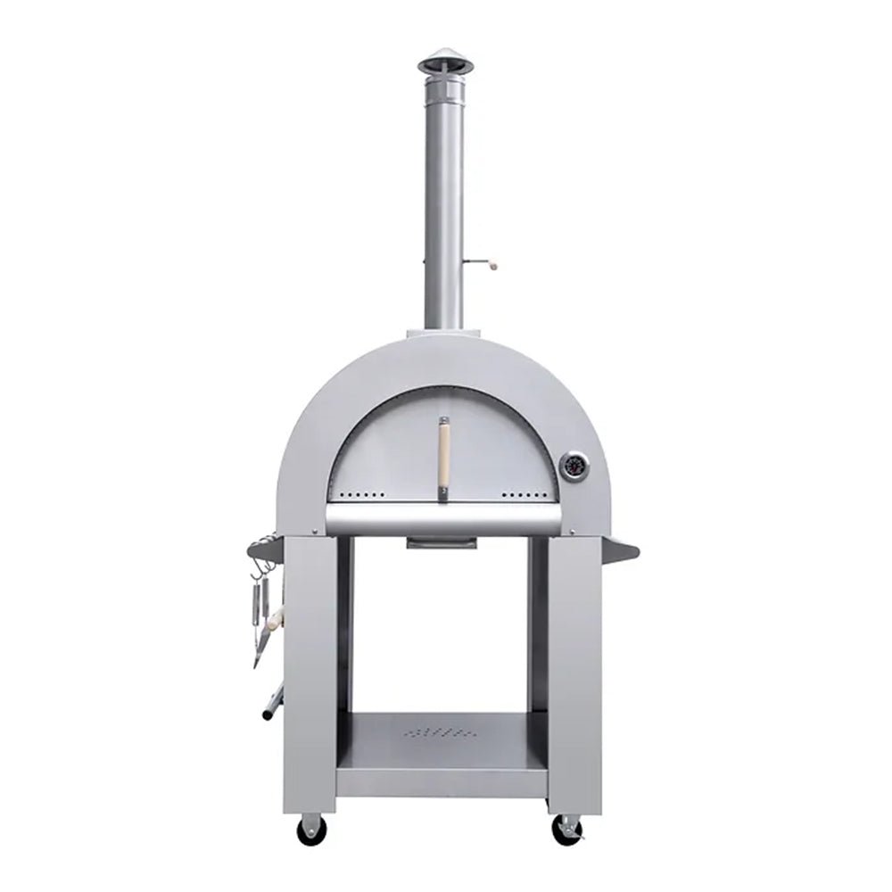 KoKoMo Grills 32-Inch Stainless Steel Wood-Fired Pizza Oven