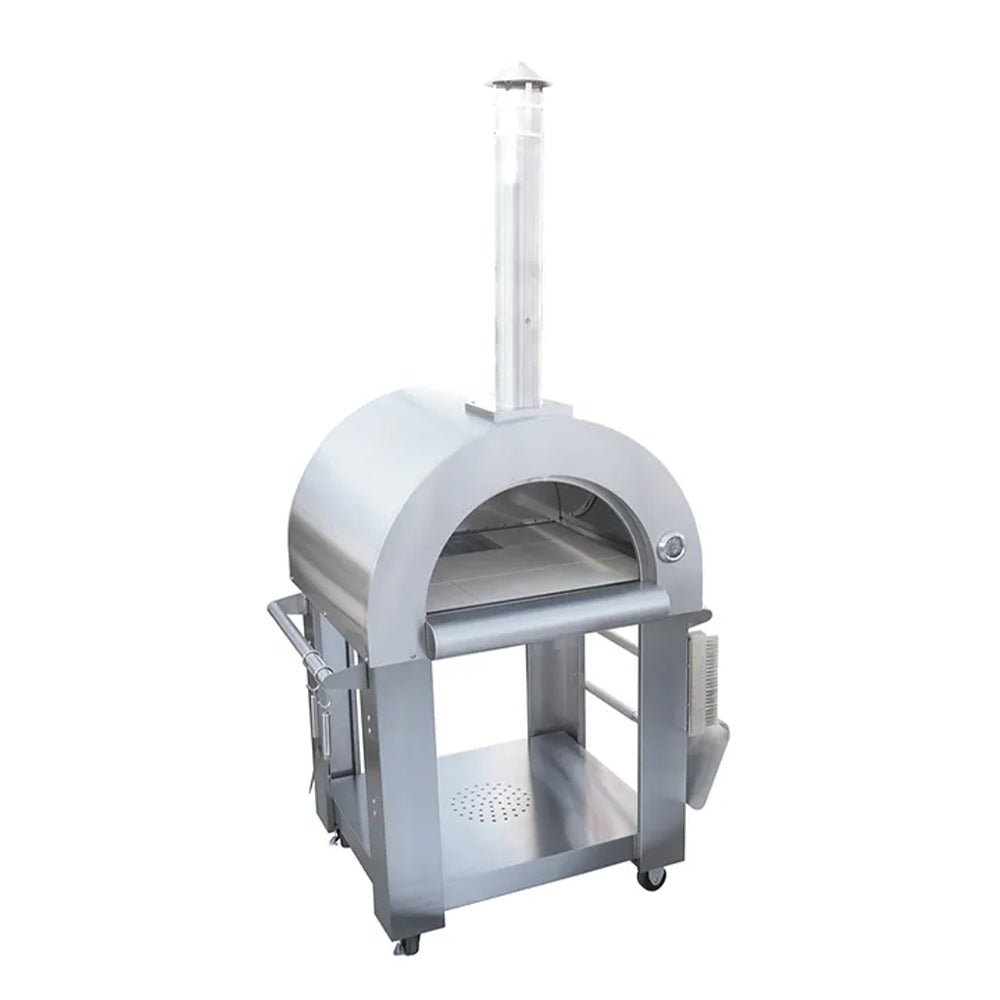 KoKoMo Grills 32-Inch Stainless Steel Wood-Fired Pizza Oven