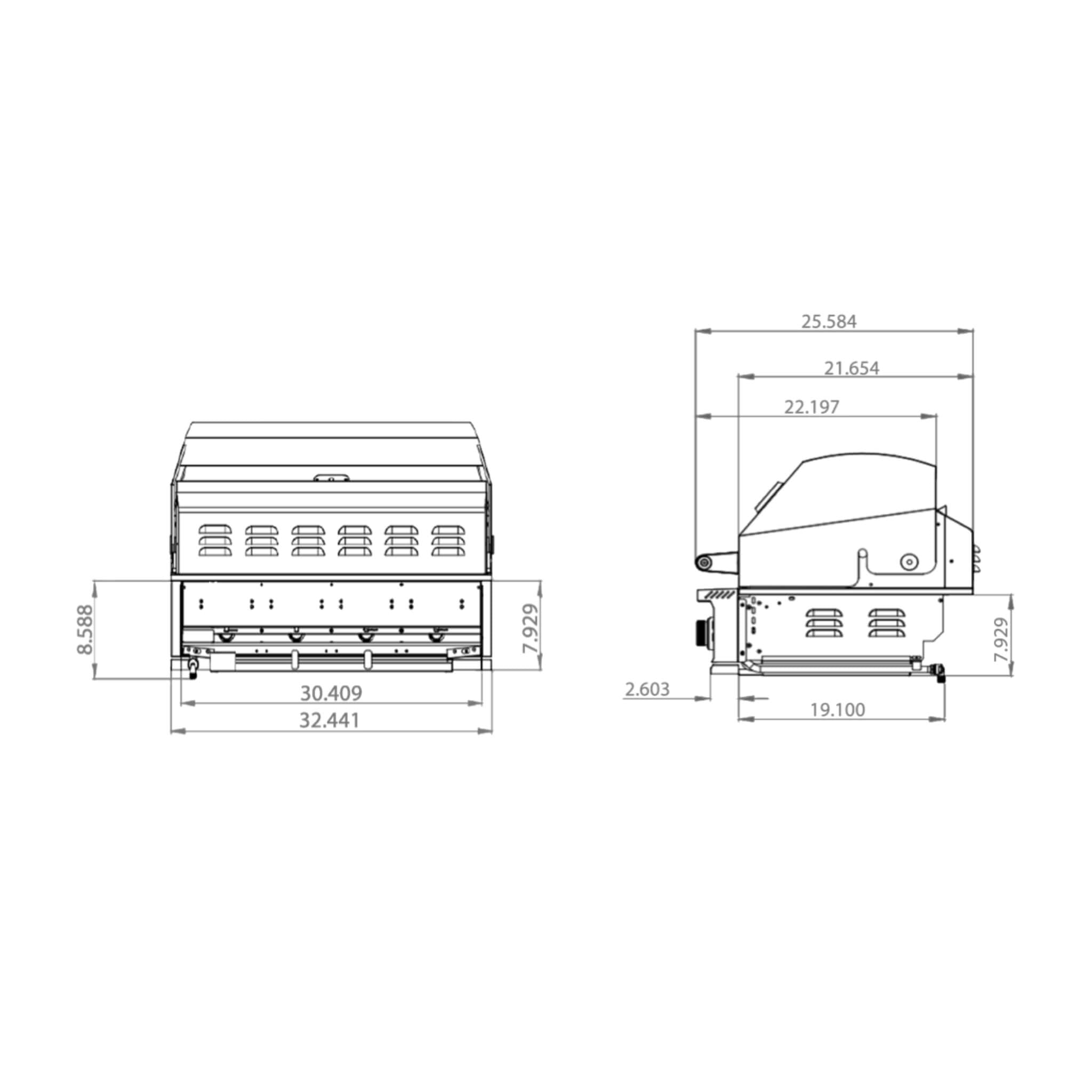 TrueFlame E-Series Stainless Steel Freestanding Gas Grill with Cart