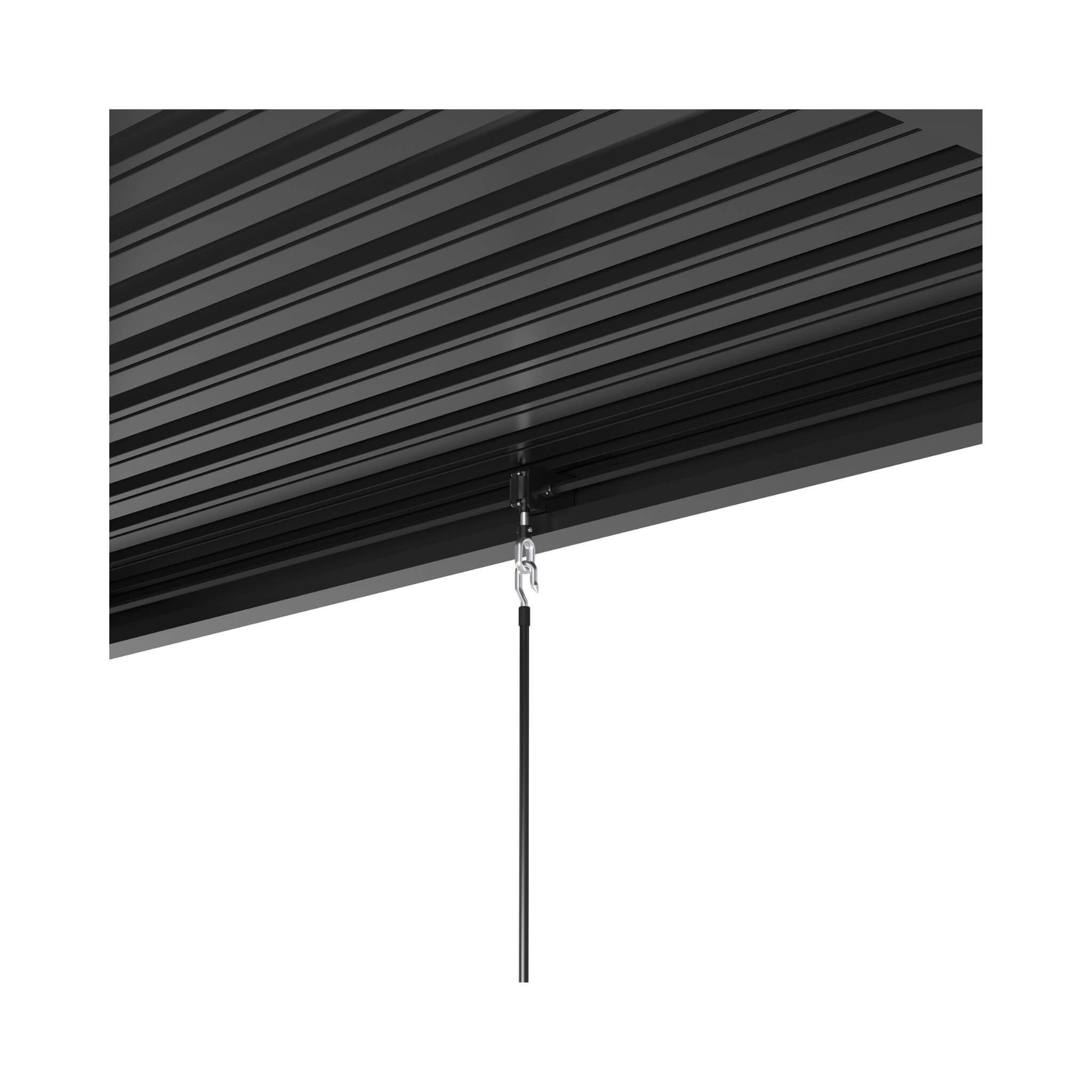 Alora 10 x 19 ft Outdoor Pergola with Aluminum Frame and Steel Louvers
