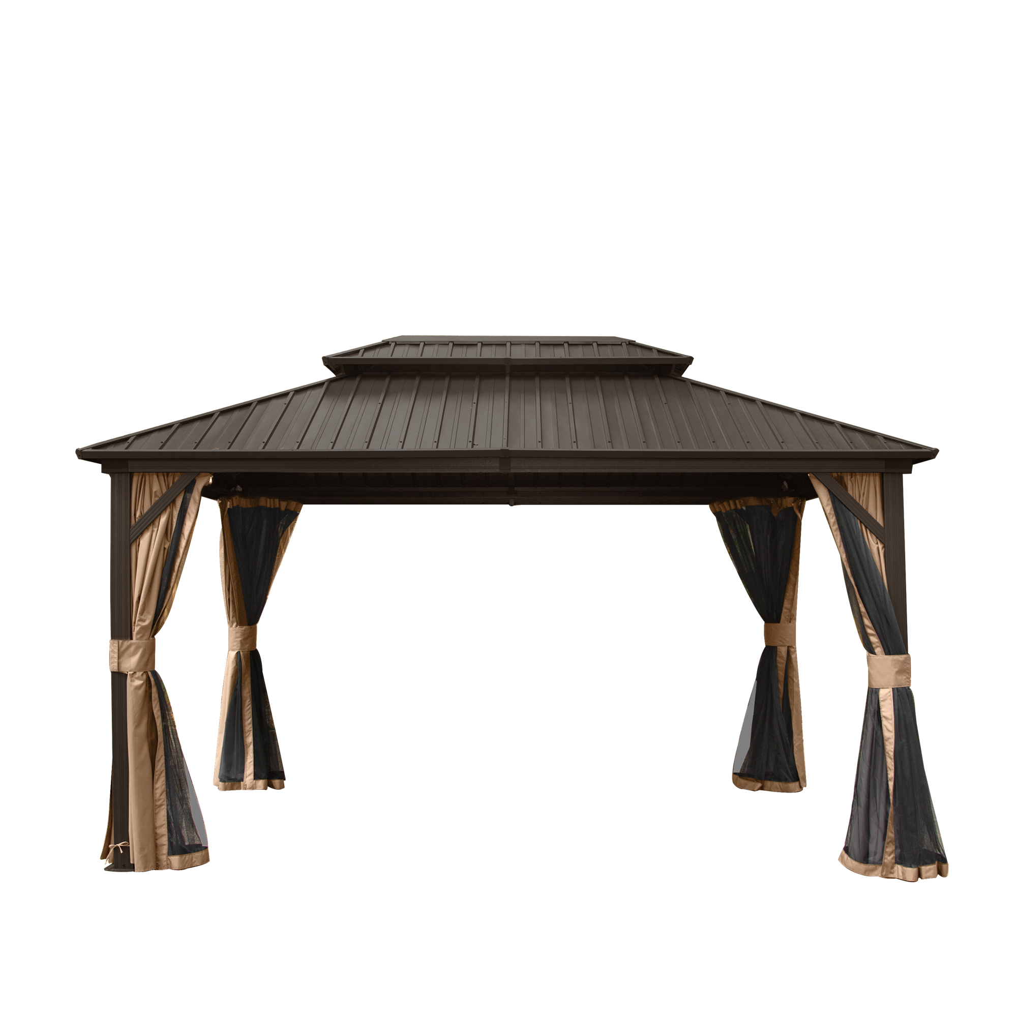 10' x 12' Hardtop Gazebo Permanent Metal Gazebo
