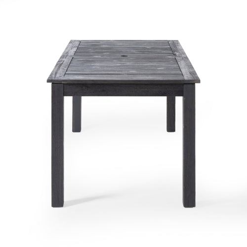 9-Piece Outdoor Dining Set, Extendable Acacia Wood Patio Table