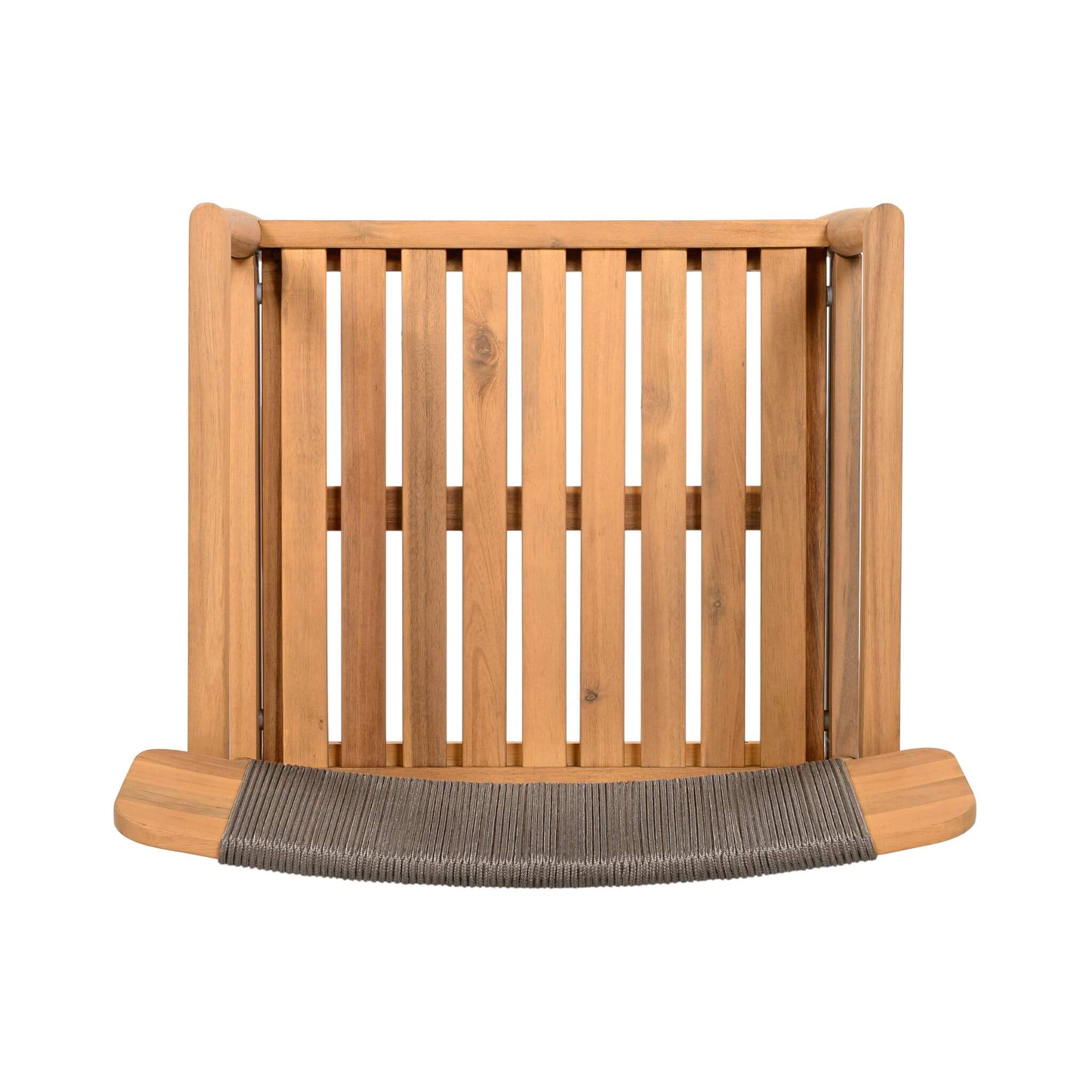 Alora 5-Piece Acacia Wood Outdoor Patio Dining Set with Chairs and Table