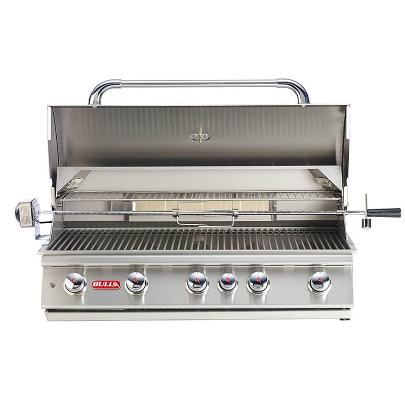 Bull Brahma 38" 5-Burner Built-In Gas Grill with Rotisserie