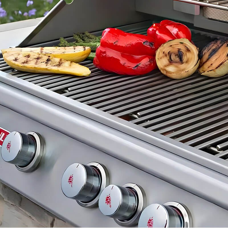 Bull Brahma 38" 5-Burner Built-In Gas Grill with Rotisserie