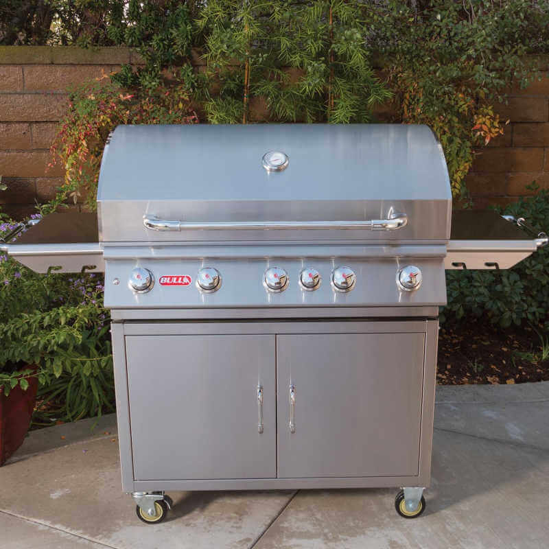 Bull Brahma 38" 5-Burner Freestanding Gas Grill with Rotisserie