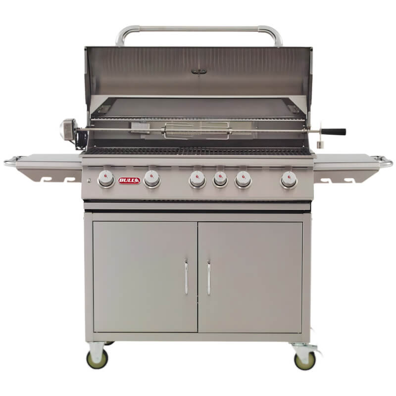 Bull Brahma 38" 5-Burner Freestanding Gas Grill with Rotisserie