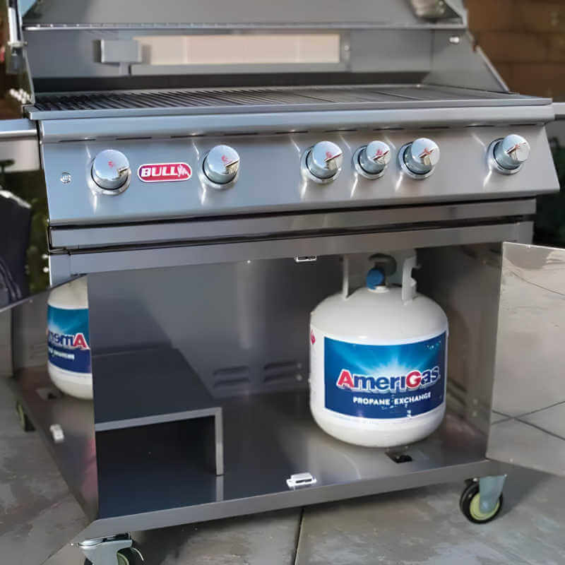 Bull Brahma 38" 5-Burner Freestanding Gas Grill with Rotisserie