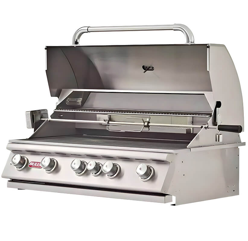 Bull Brahma 38" 5-Burner Built-In Gas Grill with Rotisserie