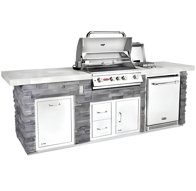 Bull Premier Q 9.5-Foot BBQ Grill Island