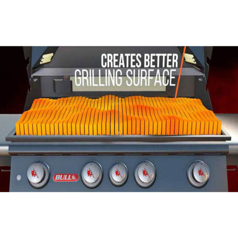 Bull Brahma 38" 5-Burner Built-In Gas Grill with Rotisserie