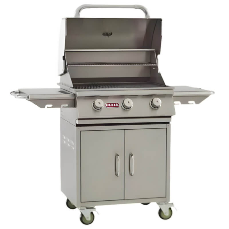 Bull Steer 25" 3-Burner Stainless Steel Freestanding Gas Grill