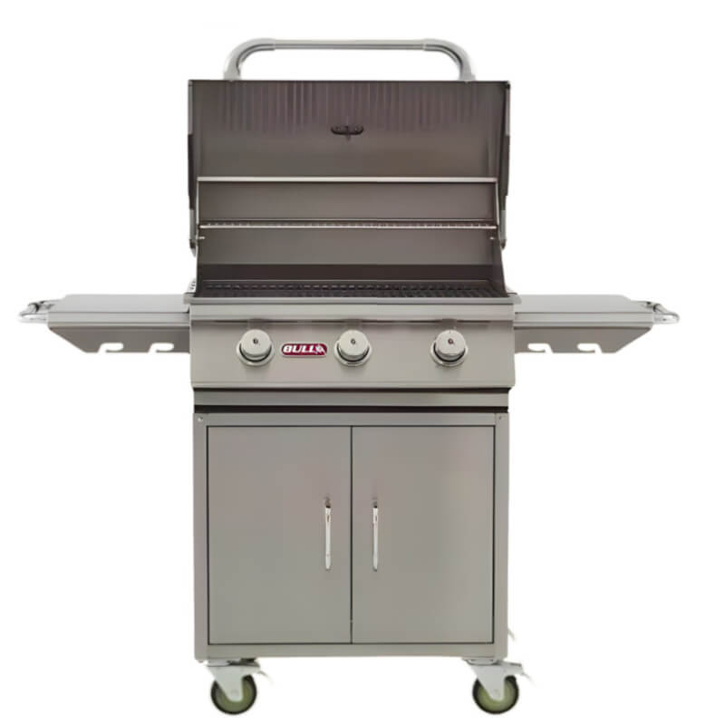 Bull Steer 25" 3-Burner Stainless Steel Freestanding Gas Grill