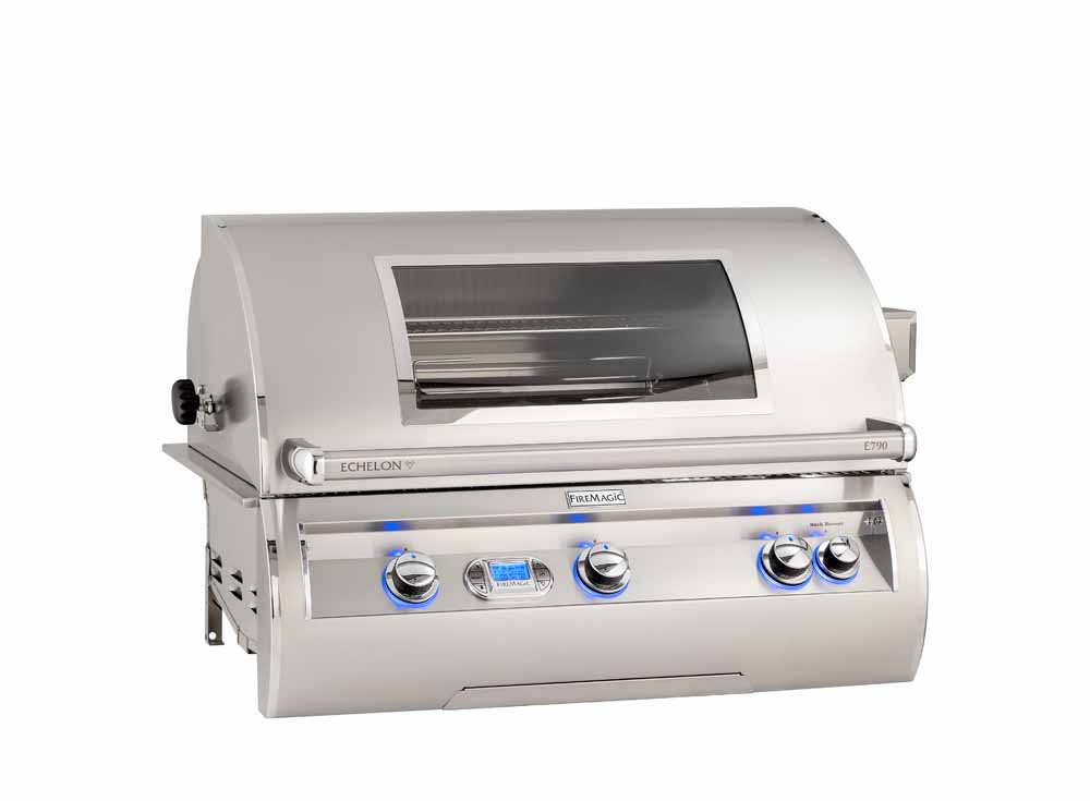 Fire Magic Echelon Diamond E790i 36" Built-In Gas Grill (Digital Thermometer & Magic View Window)