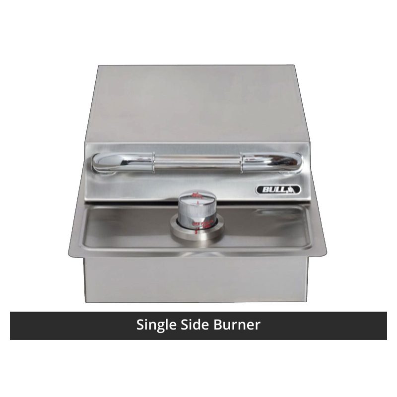 Bull 75-Inch Power Q Grill Island (Charcoal Base / White Granite Countertop)