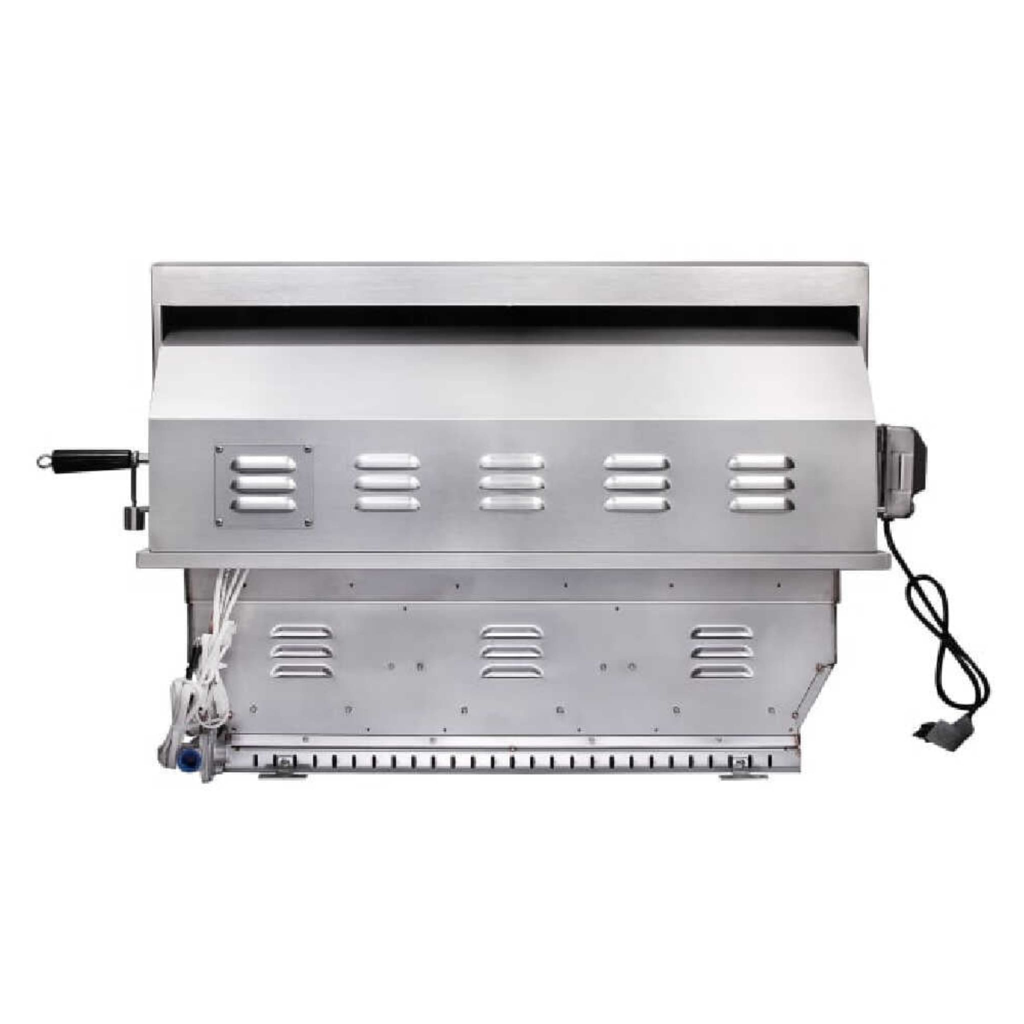 EdgeStar 36-Inch Liquid Propane Freestanding Grill Cart with Rotisserie and LED Lighting