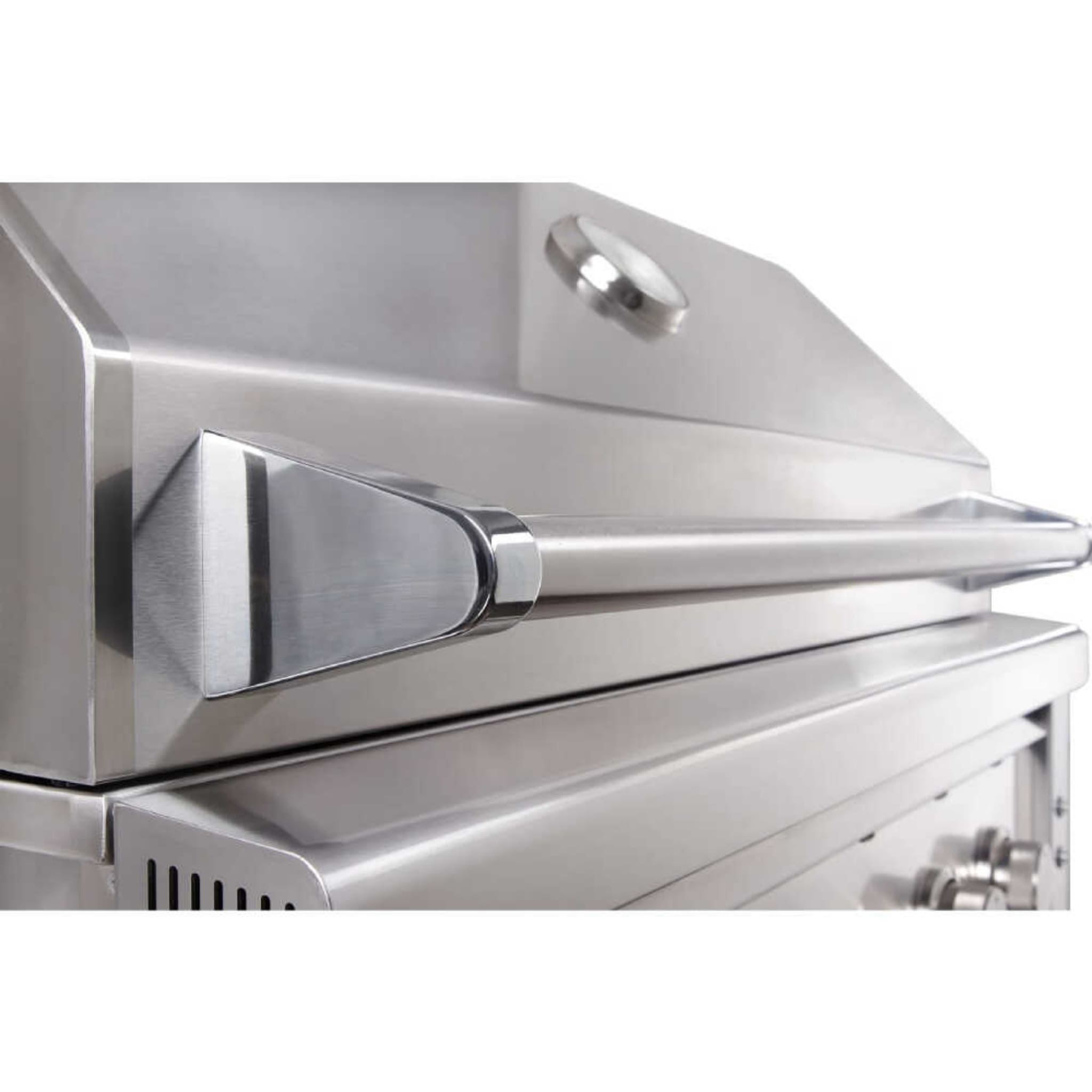 EdgeStar 36-Inch Liquid Propane Freestanding Grill Cart with Rotisserie and LED Lighting