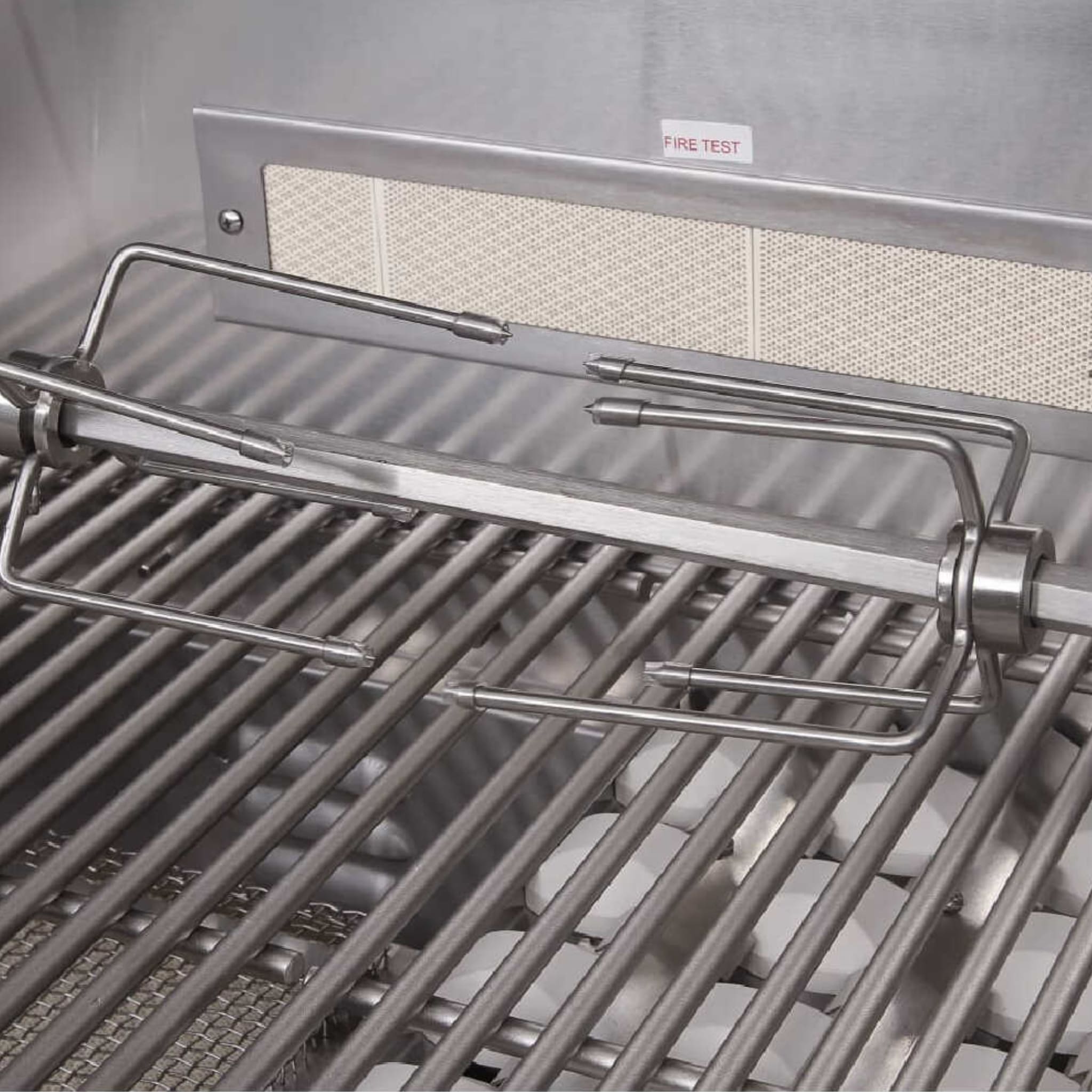 EdgeStar 36-Inch Liquid Propane Freestanding Grill Cart with Rotisserie and LED Lighting