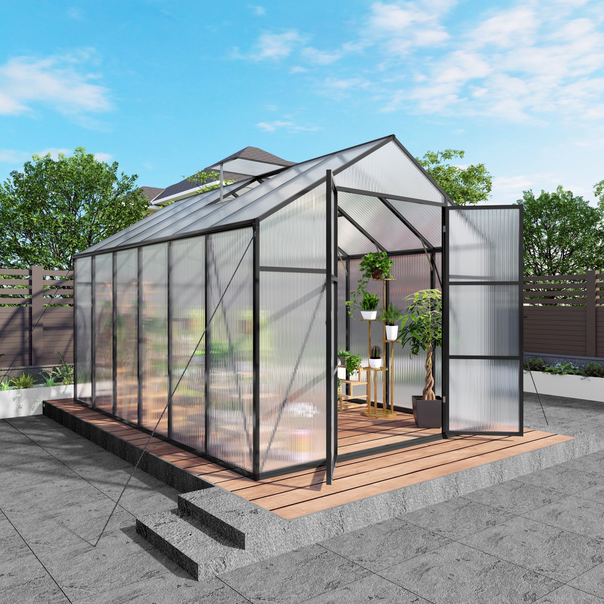 Newly Designed Greenhouse 8x12 FT