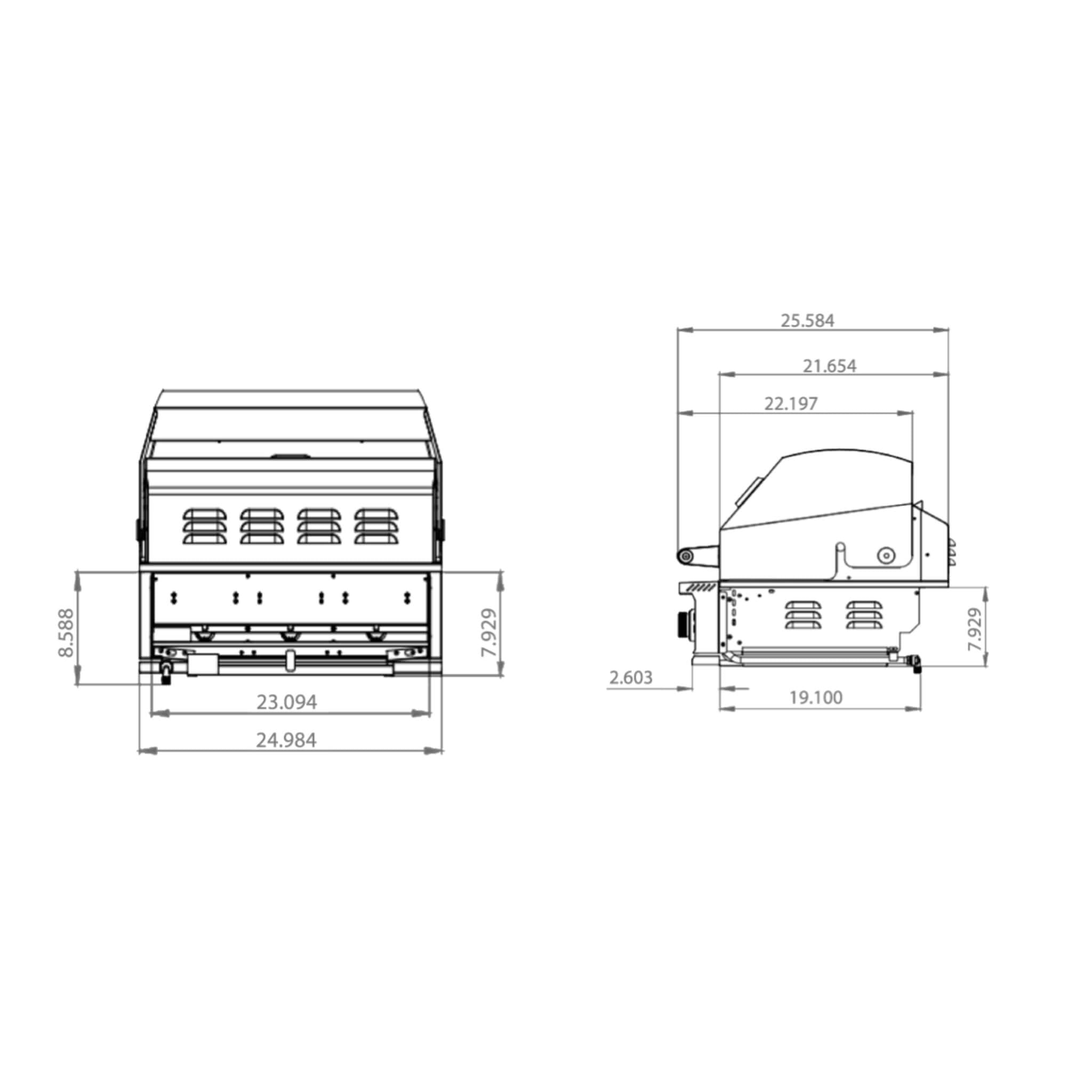 TrueFlame E-Series Stainless Steel Freestanding Gas Grill with Cart